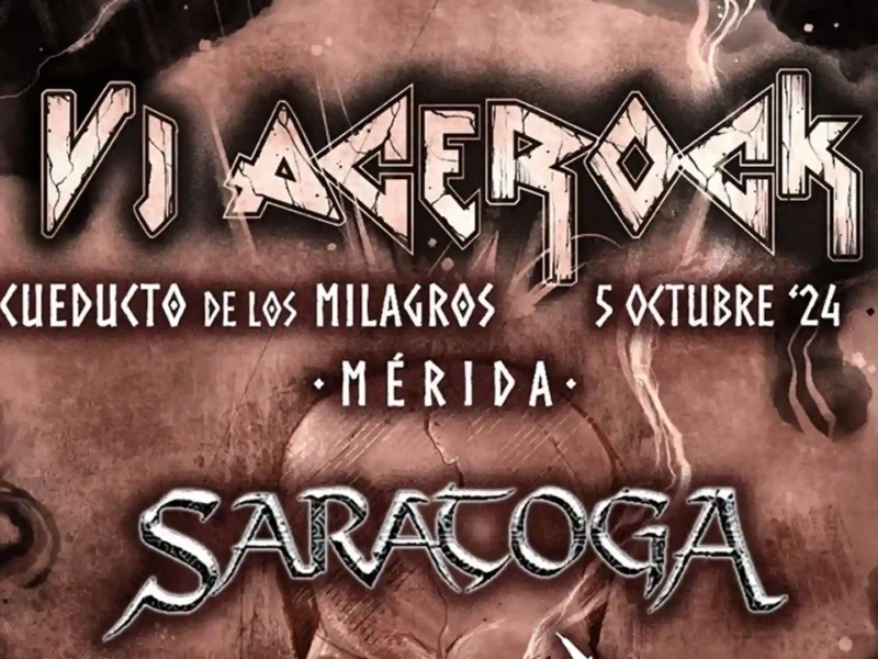 Cartel de la sexta edición del Acerock