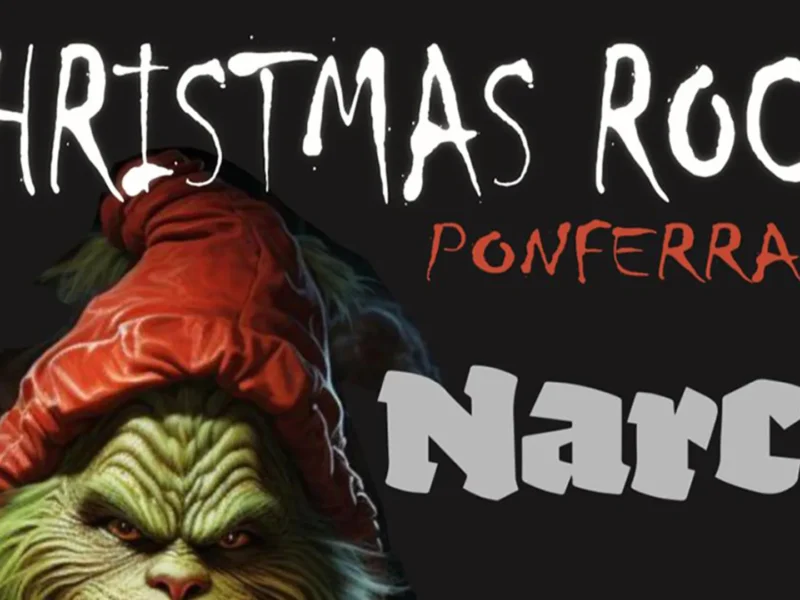 Cartel de la primera edición del Christmas Rock Ponferrada