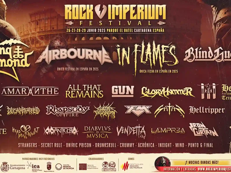 Nueva tanda de confirmaciones del Imperial Rock Festival 2025