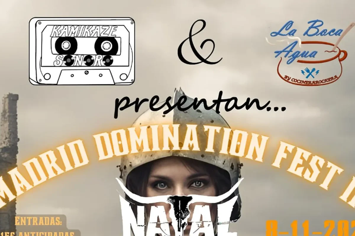 Cartel de la segunda edición del Madrid Domination Fest