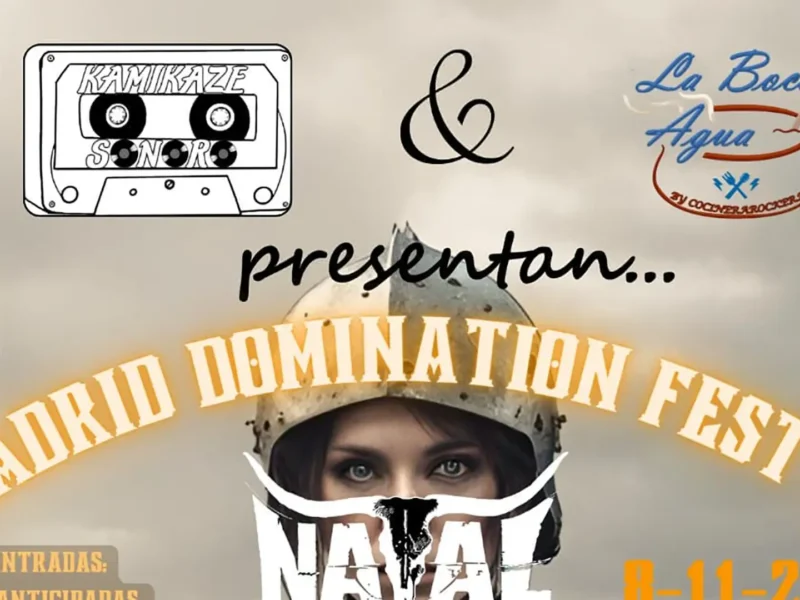 Cartel de la segunda edición del Madrid Domination Fest