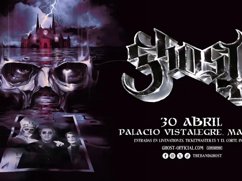 Ghost actuará el 30 de abril de 2025 en Madrid