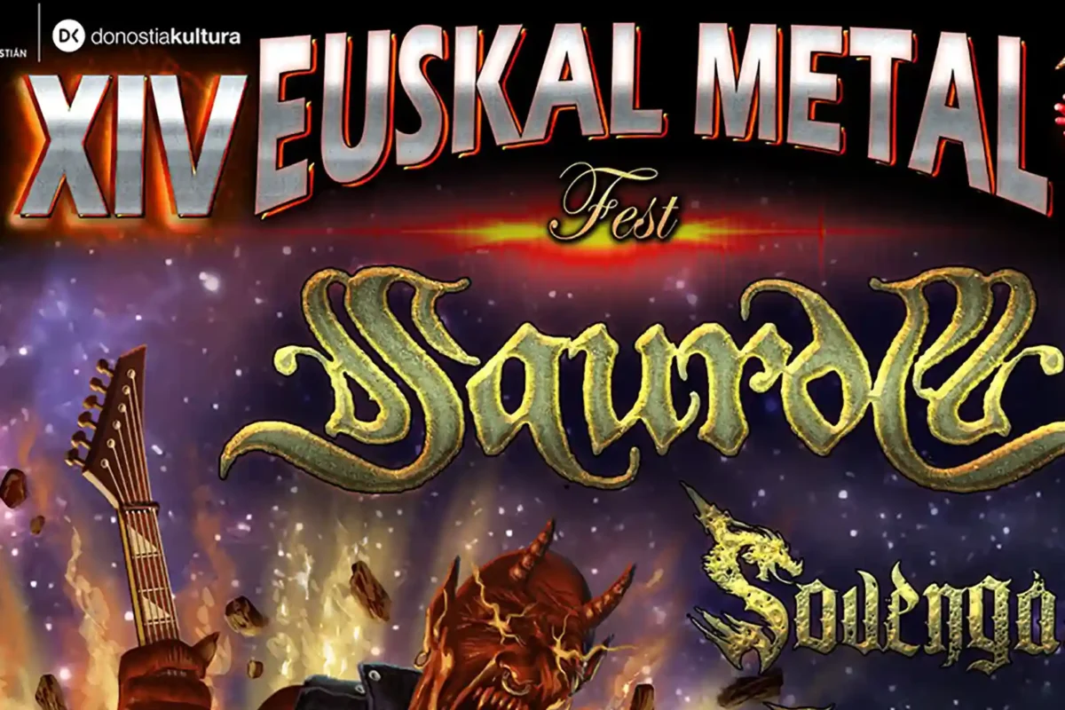 Cartel de la decimocuarta edición del Euskal Metal Fest