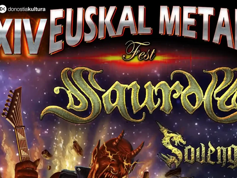 Cartel de la decimocuarta edición del Euskal Metal Fest