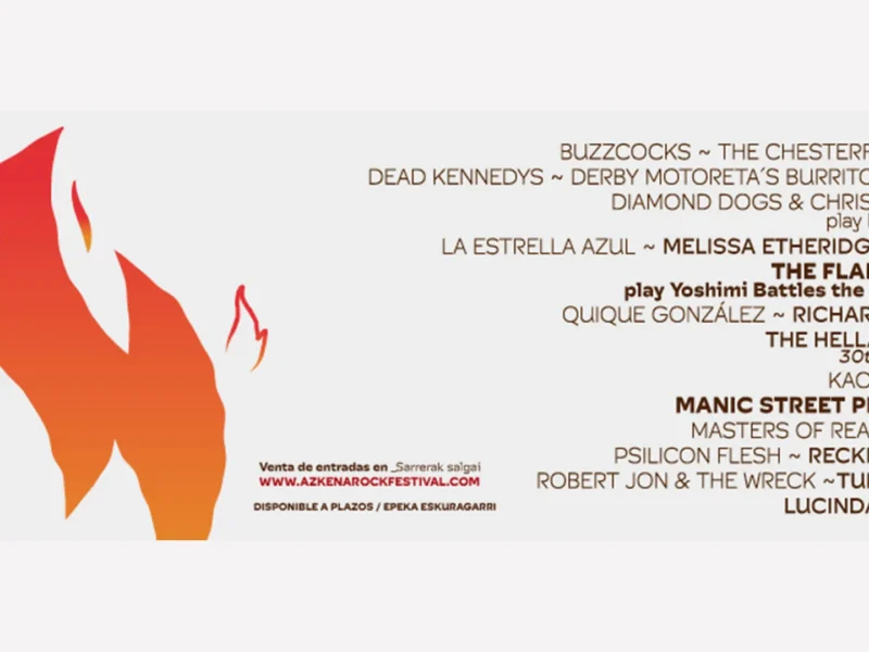 Primera tanda de confirmaciones del Azkena Rock Festival 2025