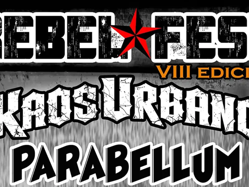 Cartel de la octava edición del Rebel Fest