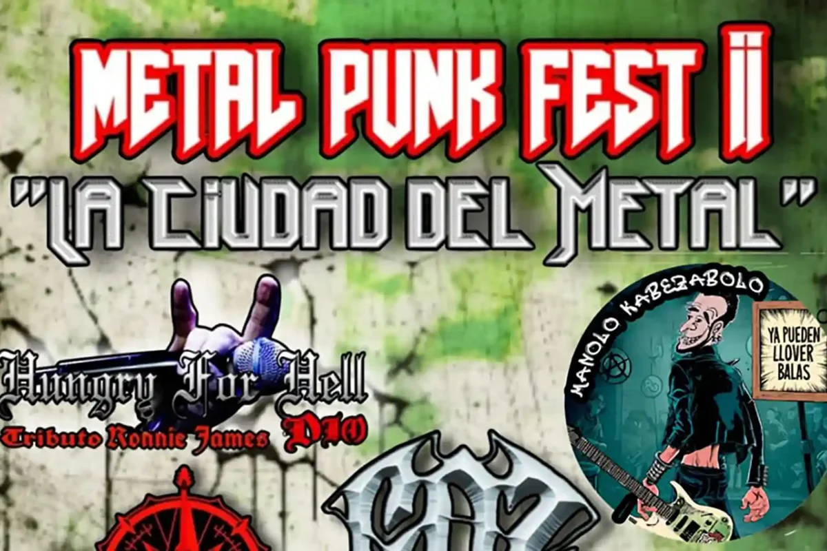 Cartel de la segunda edición del Metal Punk Fest