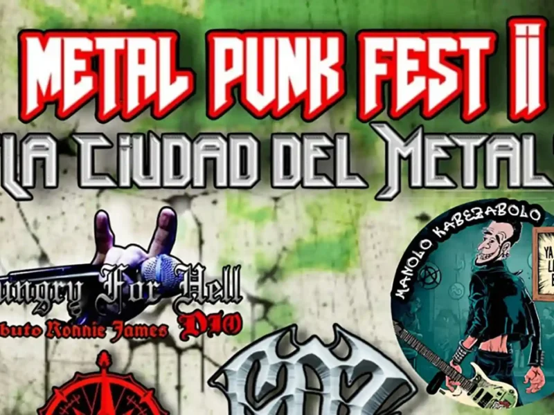 Cartel de la segunda edición del Metal Punk Fest