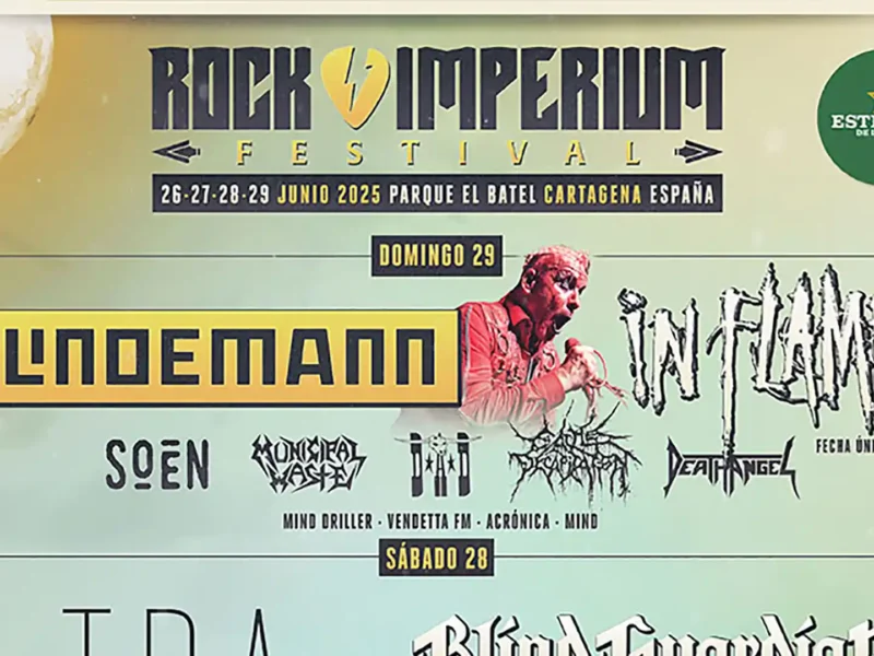 Nuevas confirmaciones para el Rock Imperium Festival 2025
