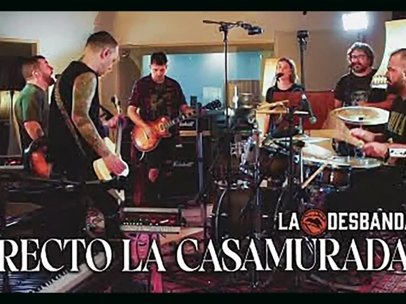 La Desbandada estrena video en directo “Directo La Casamurada”