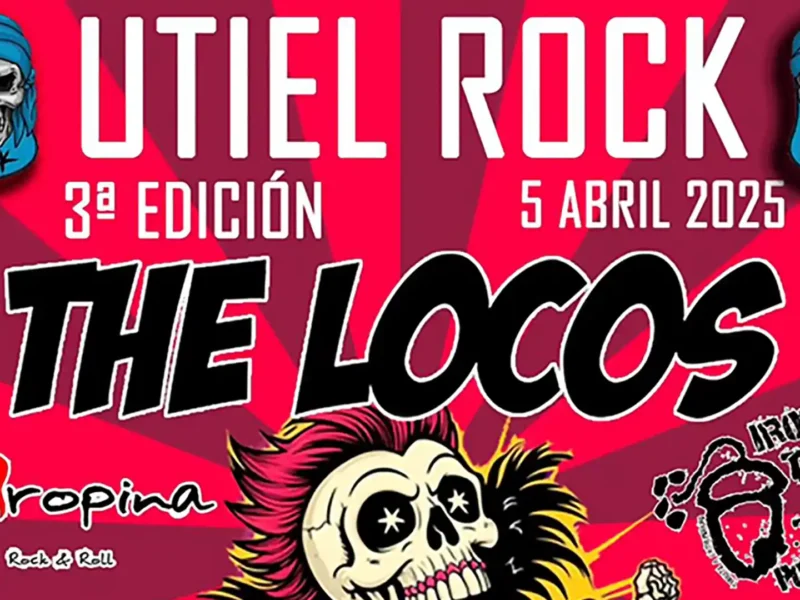Cartel de la tercera edición del Utiel Rock