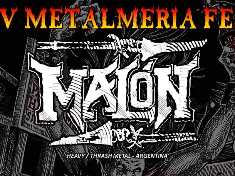 Cartel de la decimocuarta edición del Metalmeria Fest