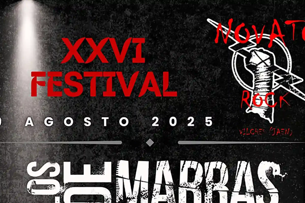 Cartel de la vigesimoquinta edición del festival Novato Rock