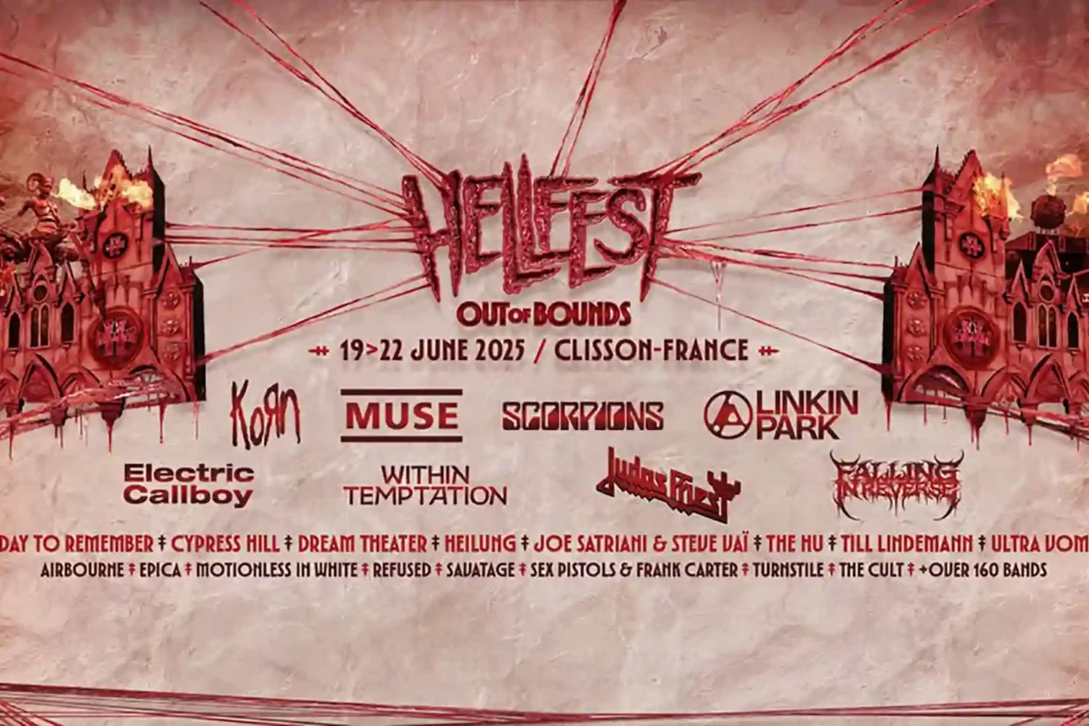 Cartel de la decimoctava edición del Hellfest Open Air
