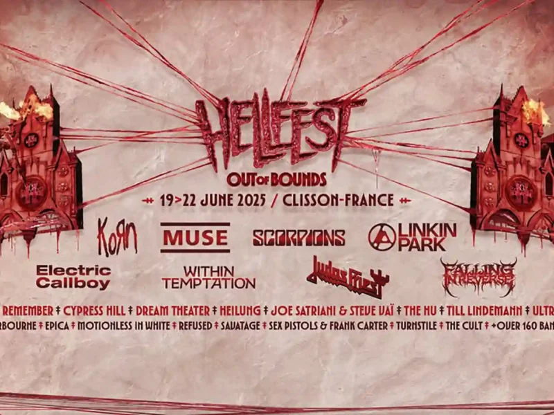 Cartel de la decimoctava edición del Hellfest Open Air
