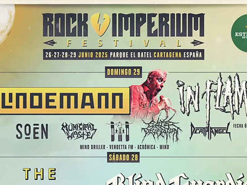 Nuevas confirmaciones del Rock Imperium Festival 2025