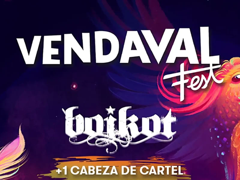 Cartel provisional de la tercera edición del Vendaval Fest