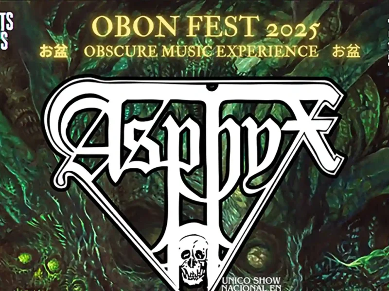 Asphyx, cabezas de cartel de la segunda edición del Obon Fest