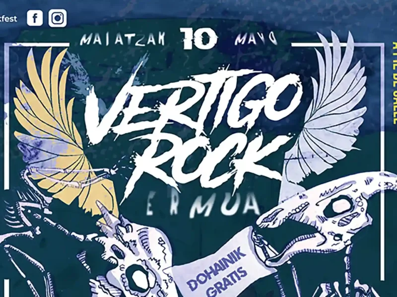 Cartel de la decimoctava edición del Vértigo Rock Festival