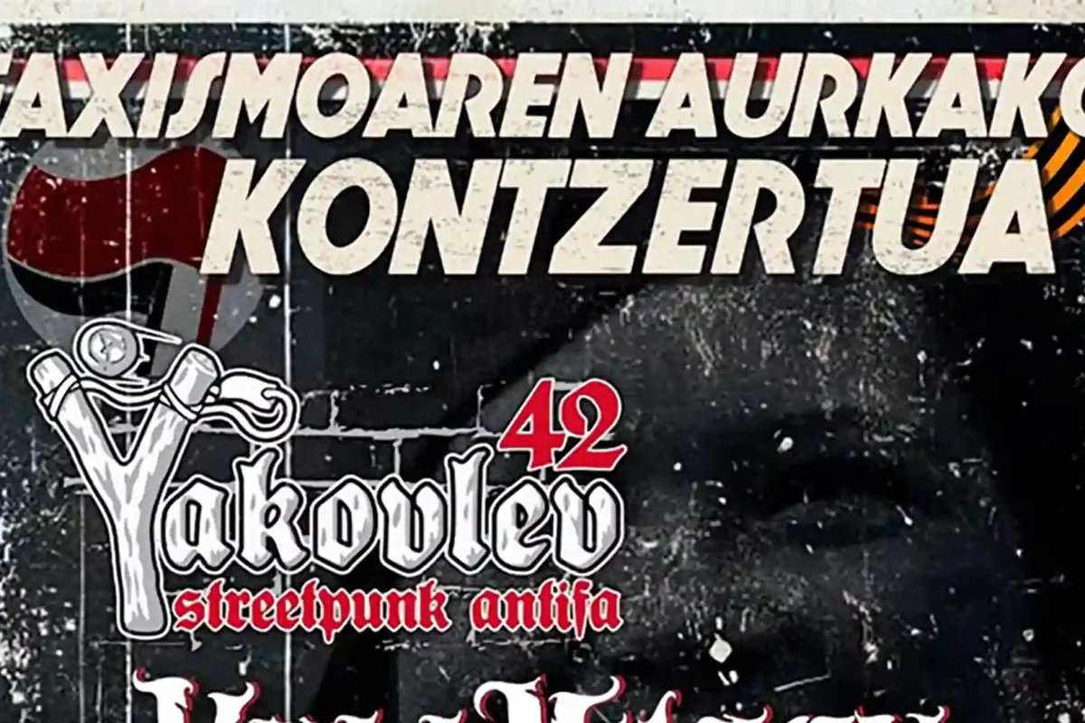 Concierto contra el fascismo en Errenteria