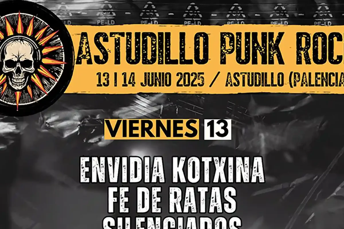 Cartel por días del Astudillo Punk Rock 2025