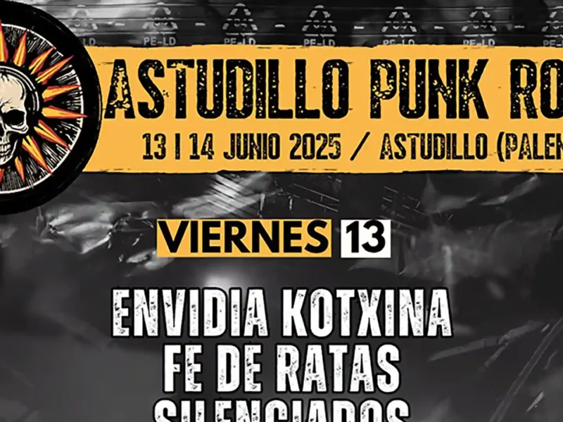 Cartel por días del Astudillo Punk Rock 2025