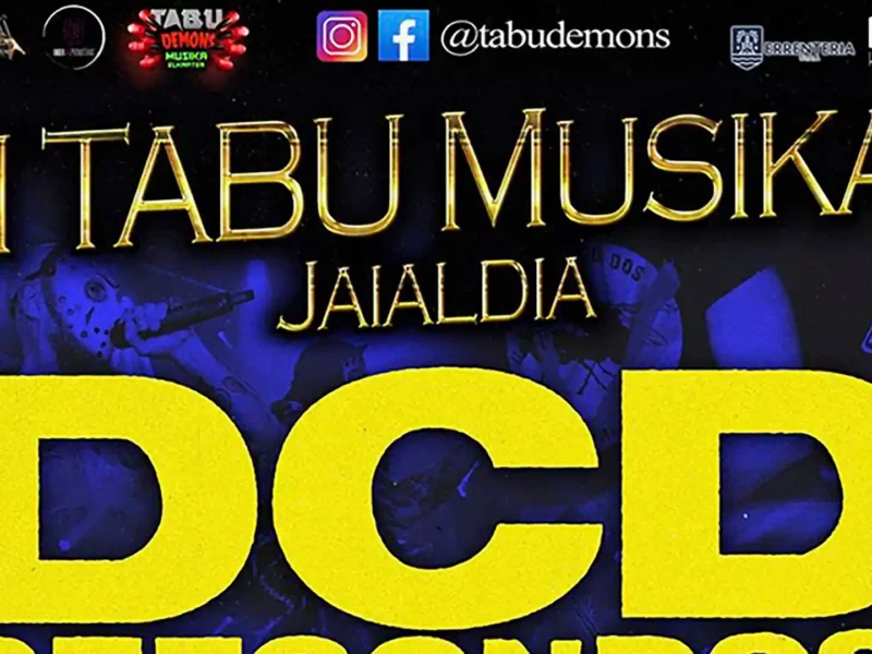 Def Con Dos encabezará la segunda edición del Tabu Musika Jaialdia