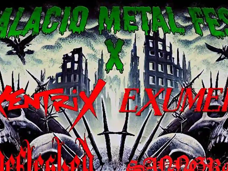 Cartel de la décima edición del Palacio Metal Fest