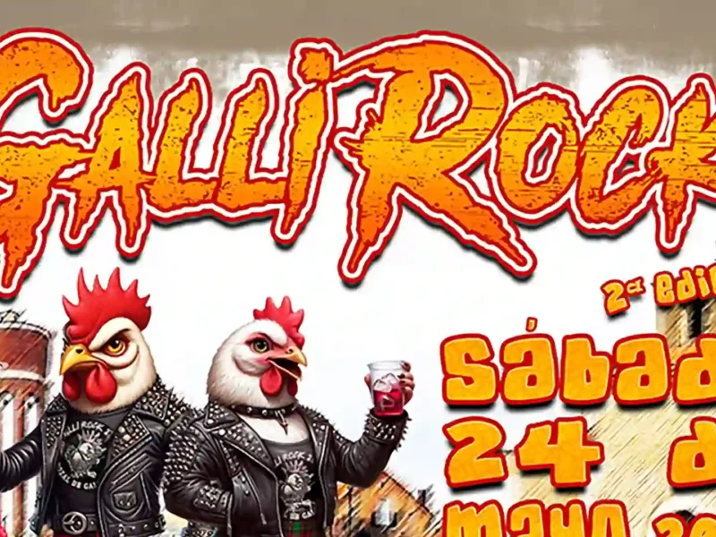 Cartel de la segunda edición del GalliRock