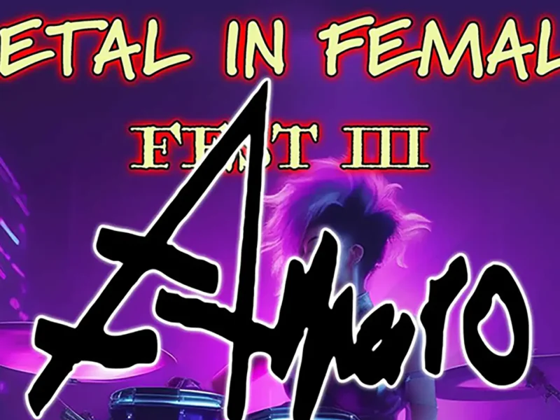 Cartel de la tercera edición del Metal In Female