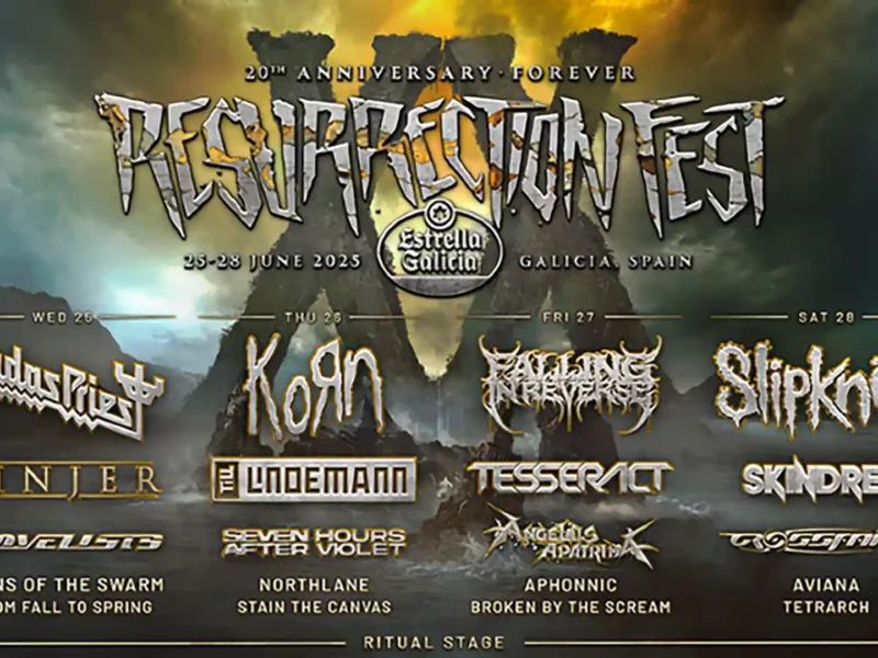 Cartel por días del Resurrection Fest 2025