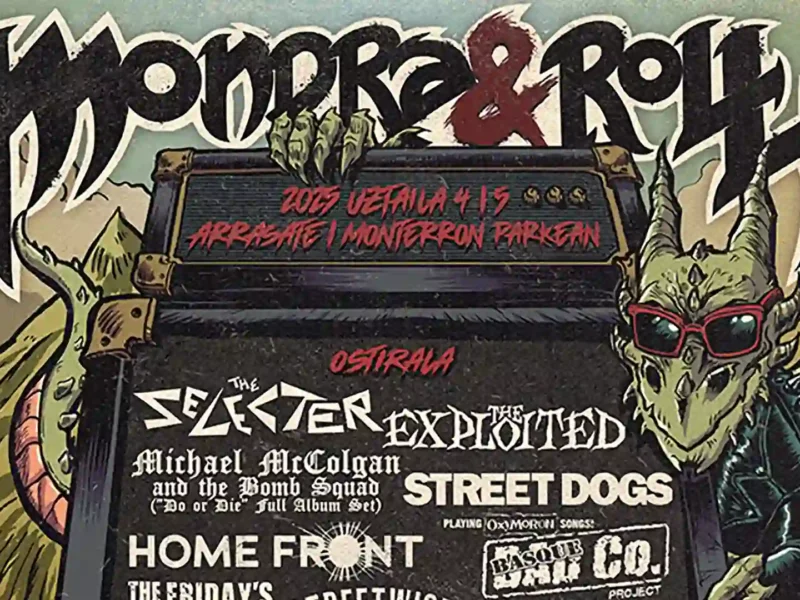 Distribución de bandas por días del Mondra & Roll 2025