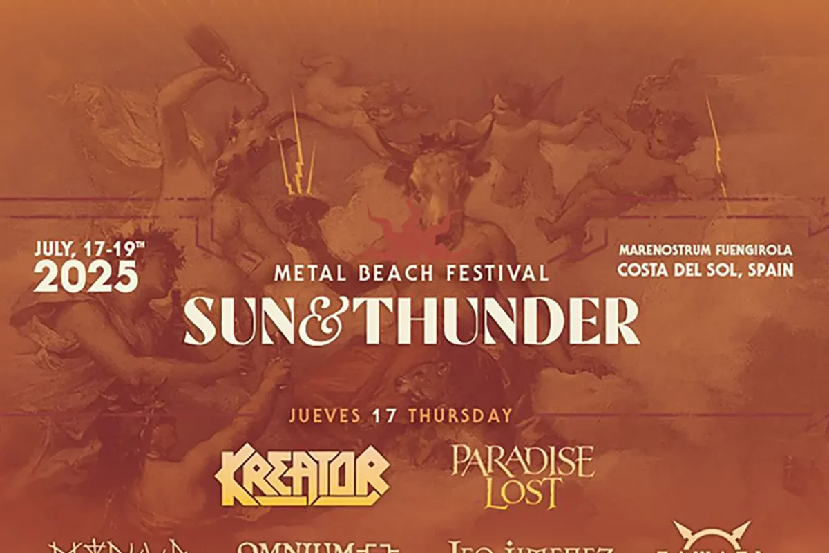 Cartel completo de la primera edición del Sun & Thunder