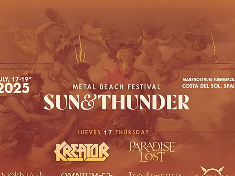 Cartel completo de la primera edición del Sun & Thunder