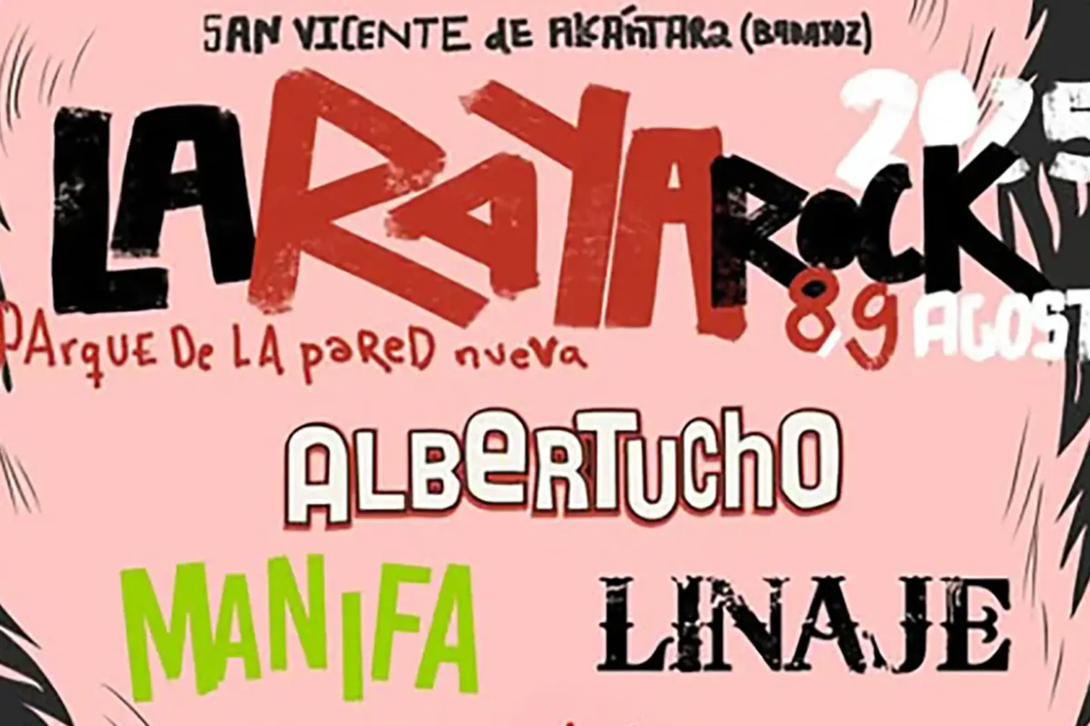 Cartel de La Raya Rock 2025