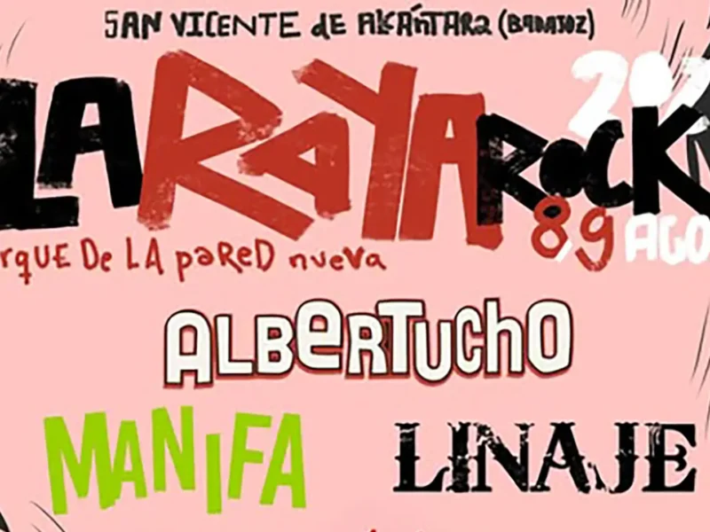 Cartel de La Raya Rock 2025