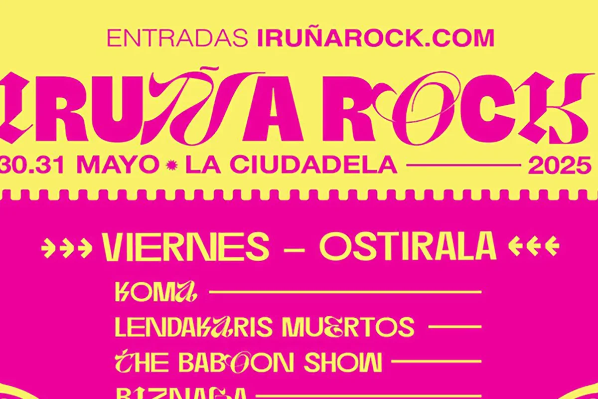 Horarios del Iruña Rock Festibala 2025