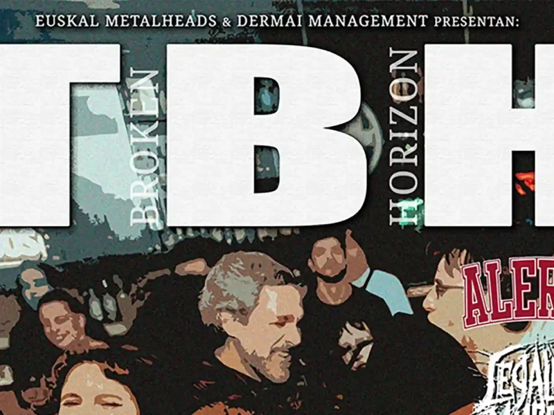 The Broken Horizon, Alerta y Legalize Murder actuarán este viernes en Portugalete
