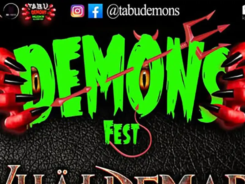 Cartel de la primera edición del Demons Fest