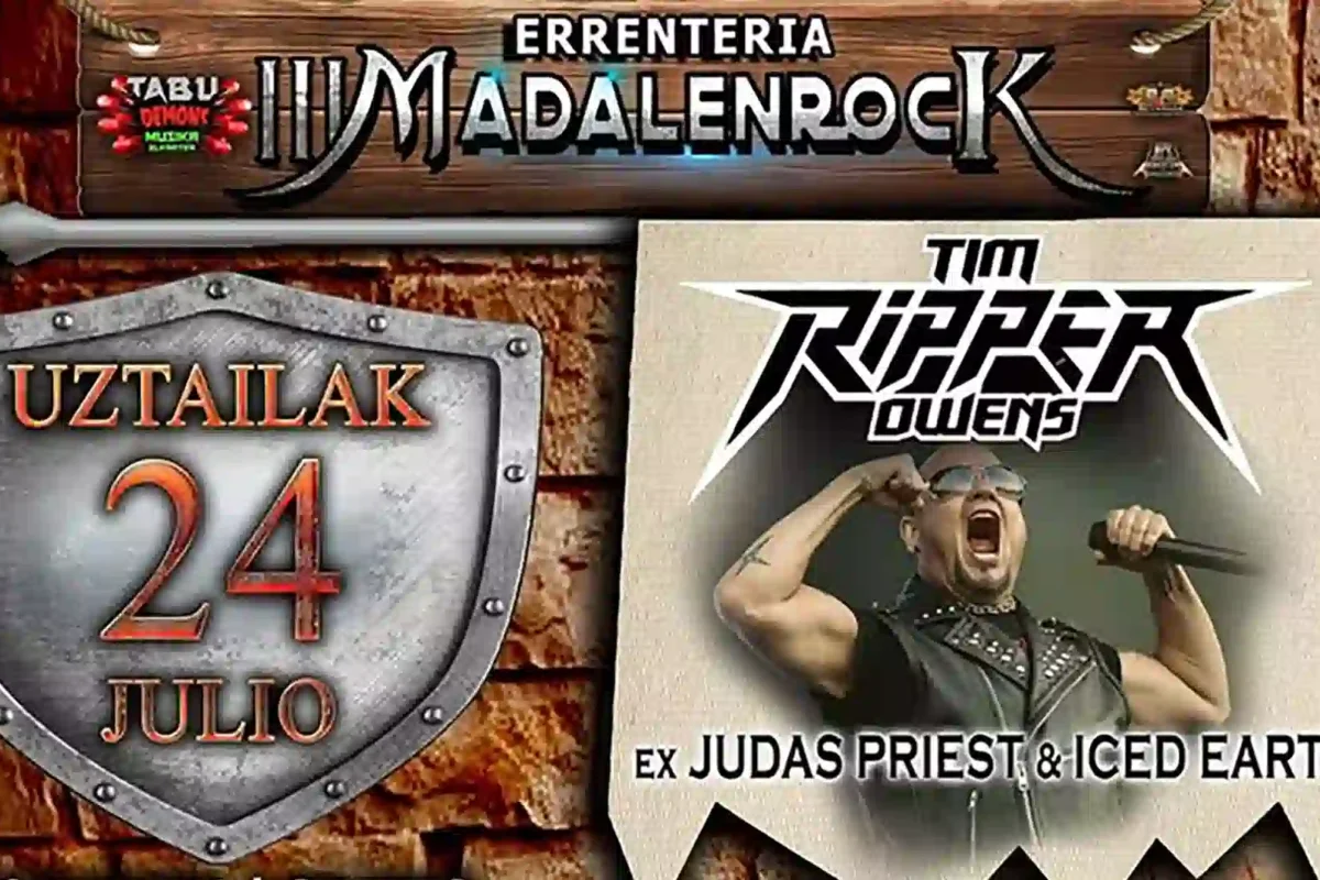 Tim ‘Ripper’ Owens, primera confirmación de la tercera edición del Madalenrock