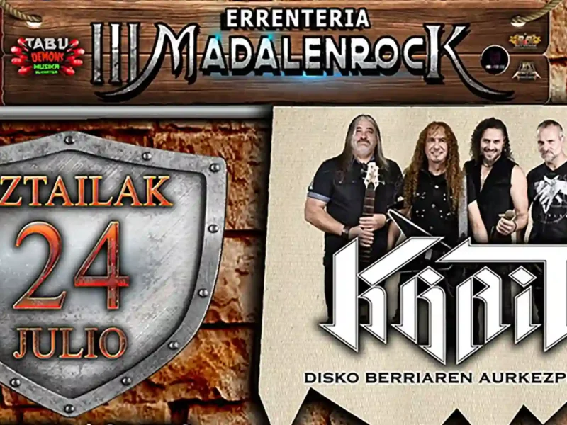Krait completa el cartel de la tercera edición del Madalenrock