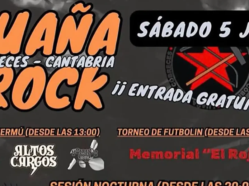 Horarios del Luaña Rock 2025