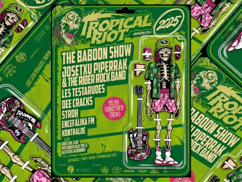 The Baboon Show encabezará la sexta edición del festival Tropical Riot