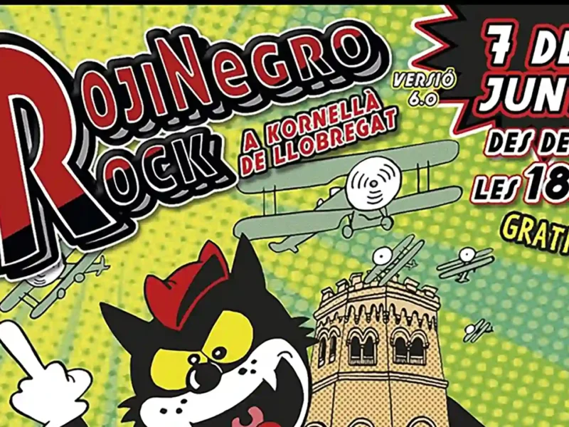 Horarios de la sexta edición del Rojinegro Rock