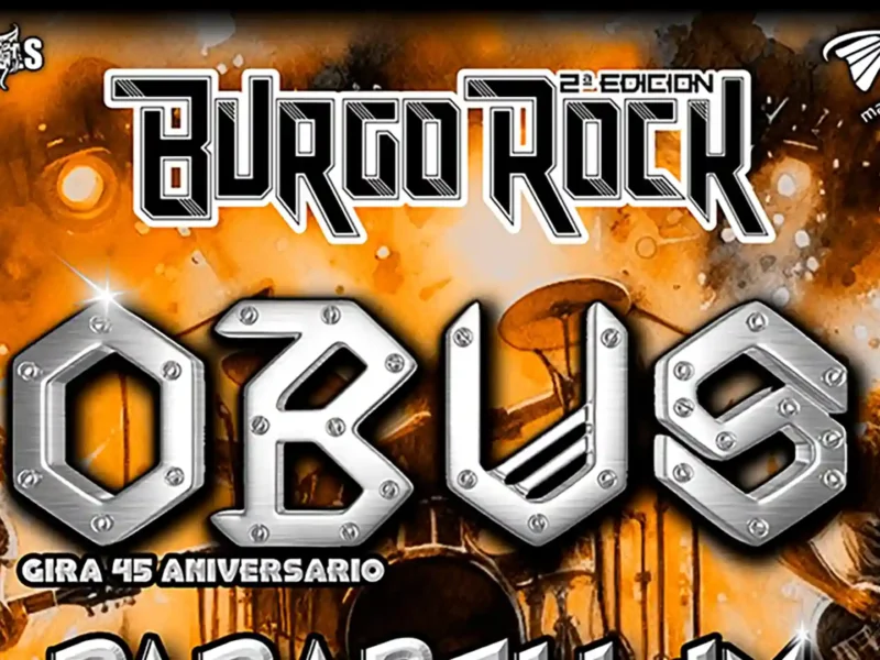 Cartel de la segunda edición del BurgoRock