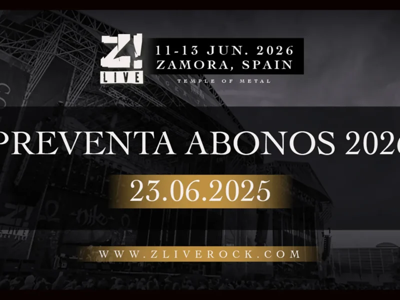 Preventa de abonos para el Z! Live Rock Fest 2026