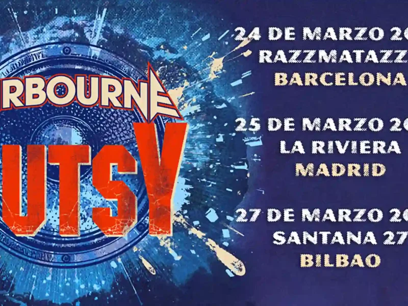 Gira española de Airbourne en marzo de 2026