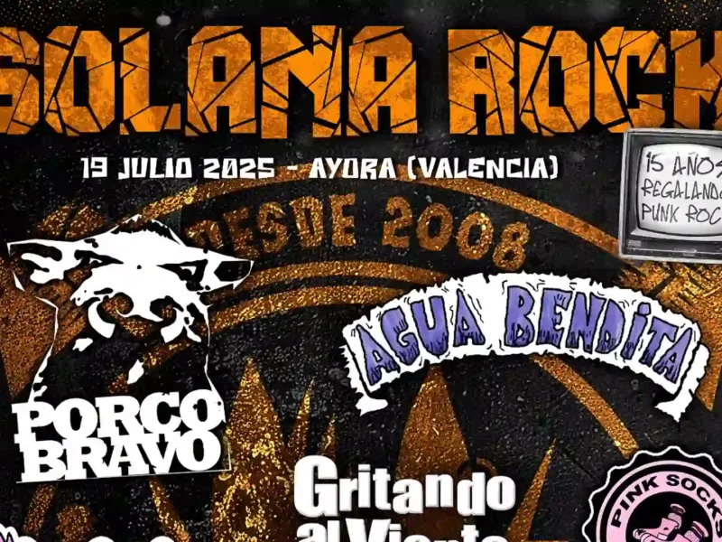 Horarios de la decimoquinta edición del Solana Rock