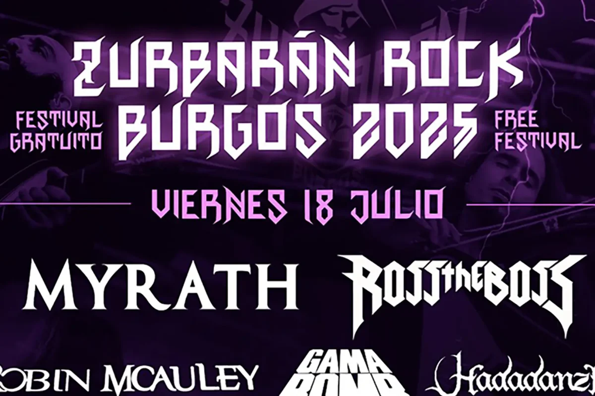 Horarios de la octava edición del Zurbarán Rock Burgos