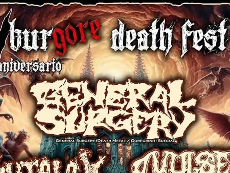 Cartel de la quinta edición del Burgore Death Fest